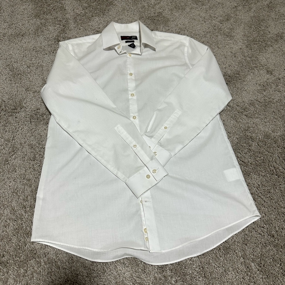 Men’s J Ferrar White Button Down